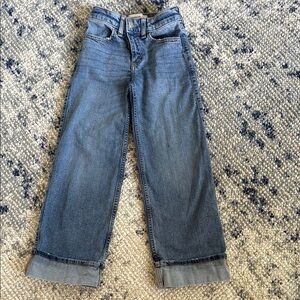 Abercrombie Kids High Rise Wide Leg Jean